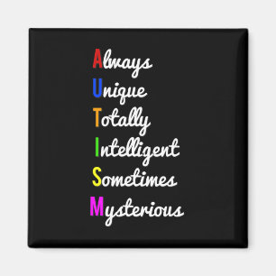 Autism Awareness Always Unique Magnet