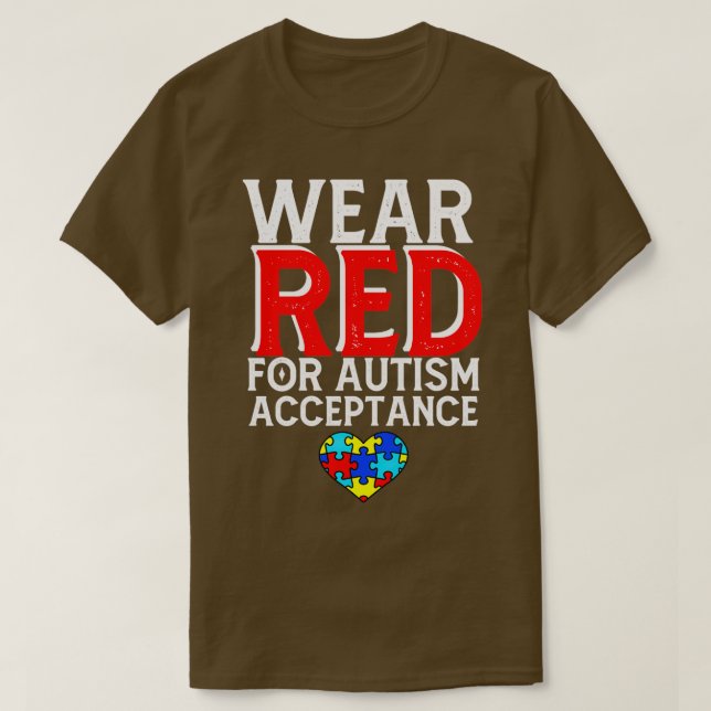 Autism Awareness and Acceptance 1 T-Shirt (Design Front)