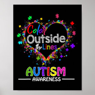 Autism Awareness April For Women Plus Size  Poster