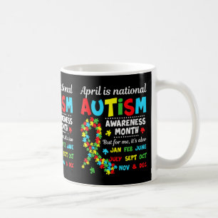 Autism Awareness - April is National Autism Awaren Coffee Mug
