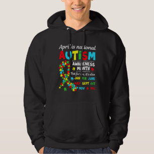 Autism Awareness April Is National Autism Awarenes Hoodie