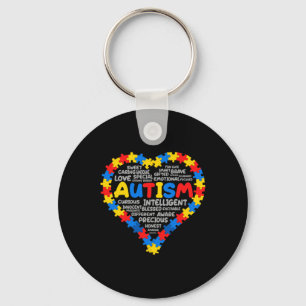 Autism Awareness Autism Heart Autism 1 Key Ring