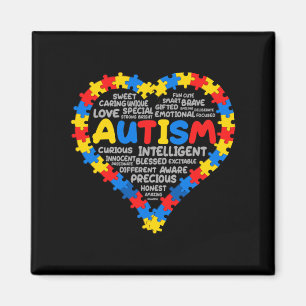 Autism Awareness Autism Heart Autism 1 Magnet