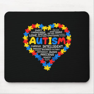 Autism Awareness Autism Heart Autism 1  Mouse Pad