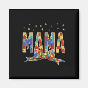 Autism Awareness Autism Mama Accept Love Puzzle Co Magnet