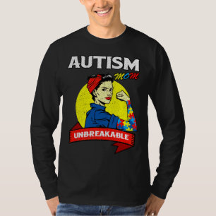 Autism Awareness Autism Mom Unbreakable Asd Appare T-Shirt
