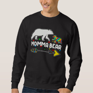 Autism Awareness Autism Momma Bear Support Autism Sweatshirt