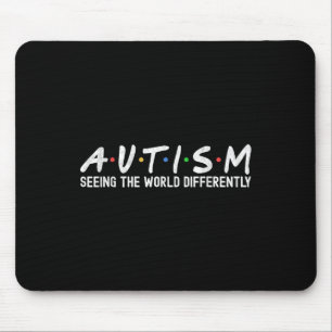 Autism Awareness Autism Squad Support Women Men, B Mouse Pad