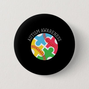 Autism Awareness Autism Support Bysebyll 6 Cm Round Badge