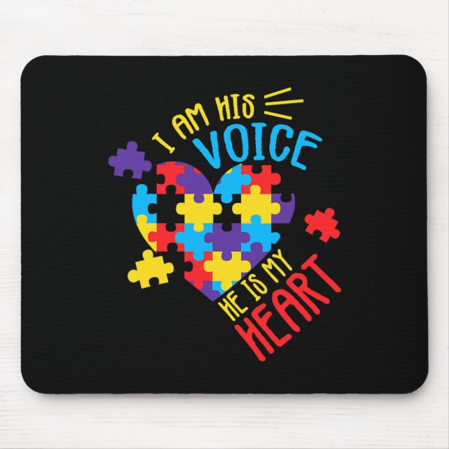 Autism Awareness Autism Support Men Women  Mouse Pad (Front)