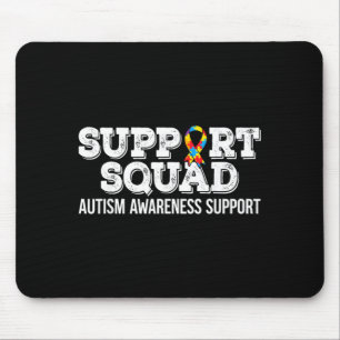 Autism Awareness Autism Support Squad Family Blue Mouse Pad