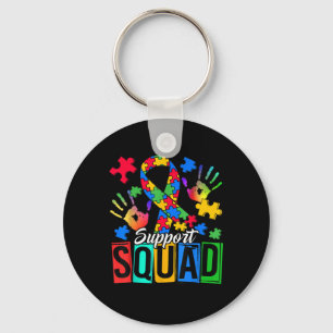 Autism Awareness Autism Support Squad Family  Key Ring