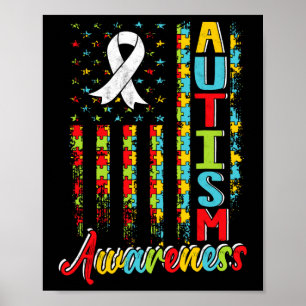 Autism Awareness Autistic Autists Support Autist A Poster