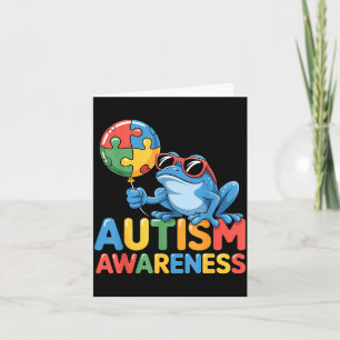 Autism awareness autistic card