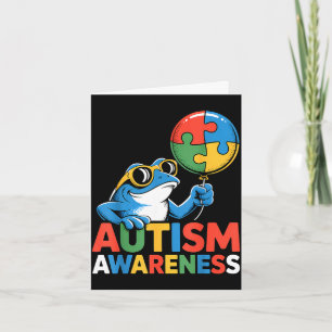 Autism awareness autistic card