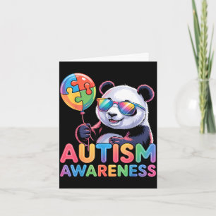 Autism awareness autistic card