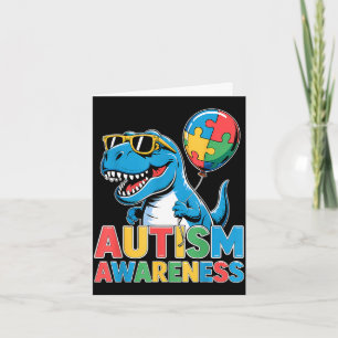 Autism awareness autistic card