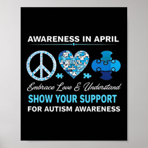 Autism Awareness Autistic Individuals Autism Advoc Poster