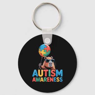 Autism awareness autistic key ring