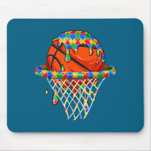 Autism awareness autistic kids boys puzzles drip mouse pad