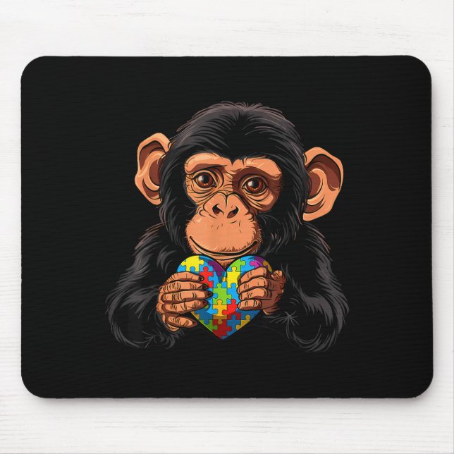 Autism awareness autistic  mouse pad (Front)