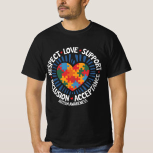 Autism Awareness Autistic Respect Love Support T-Shirt