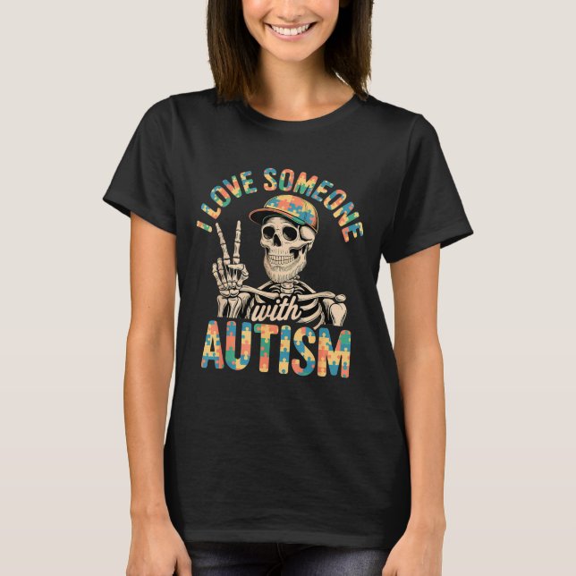 Autism awareness autistic  T-Shirt (Front)