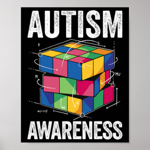 Autism Awareness Autists Support Autist Autistic A Poster