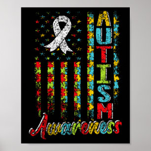 Autism Awareness Autists Support Autist Autistic A Poster
