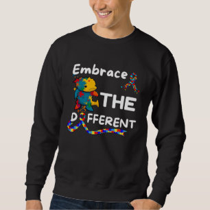 Autism Awareness Axolotl Embrace Different Unmaski Sweatshirt