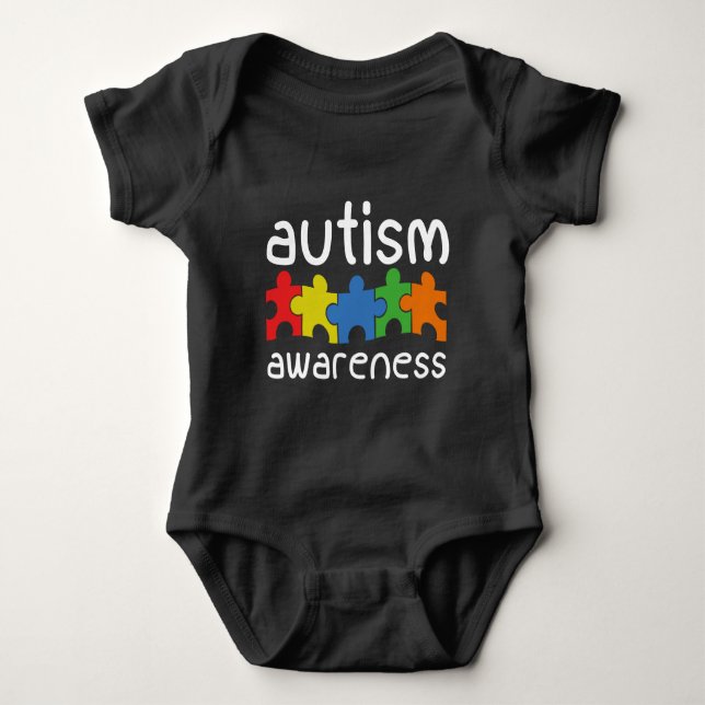 Autism Awareness Baby Bodysuit (Front)