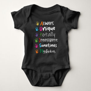 Autism Awareness Baby Bodysuit