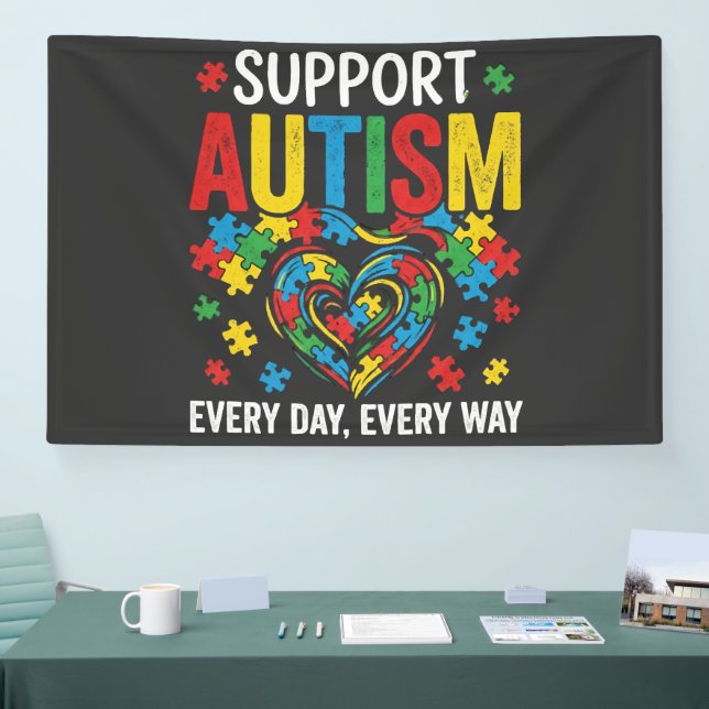 Autism awareness banner (Tradeshow)