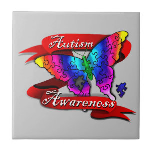 Autism Awareness Banner Tile