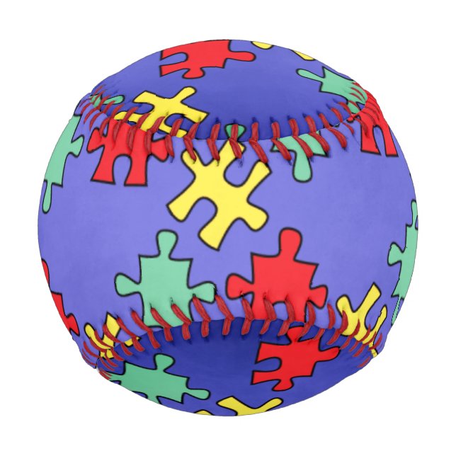 Autism Awareness Baseball (Front)