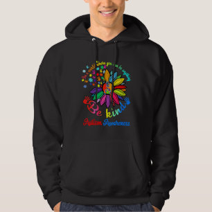 Autism Awareness Be Kind Puzzle Heart Kindness Hoodie