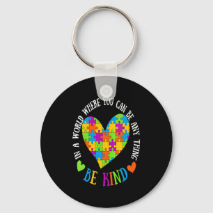 Autism Awareness Be Kind Support Autism 1 T Shirt  Key Ring