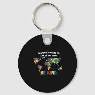 Autism Awareness Be Kind To Others Support Autism Key Ring