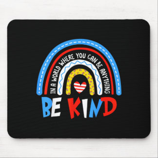 Autism awareness be kind why fit in doctor teacher mouse pad