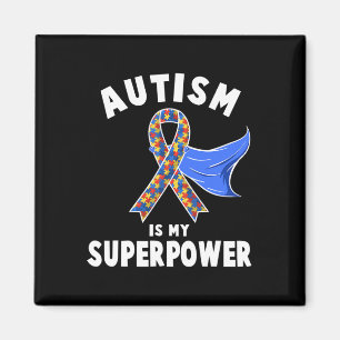 Autism Awareness Boys Girls Kids Is My Superpower  Magnet