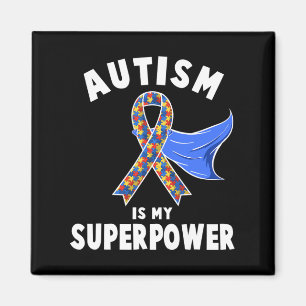 Autism Awareness Boys Girls Kids Is My Superpower  Magnet