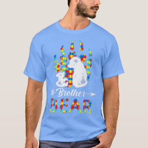 Autism Awareness Brother Bear Support Autistic Pre T-Shirt