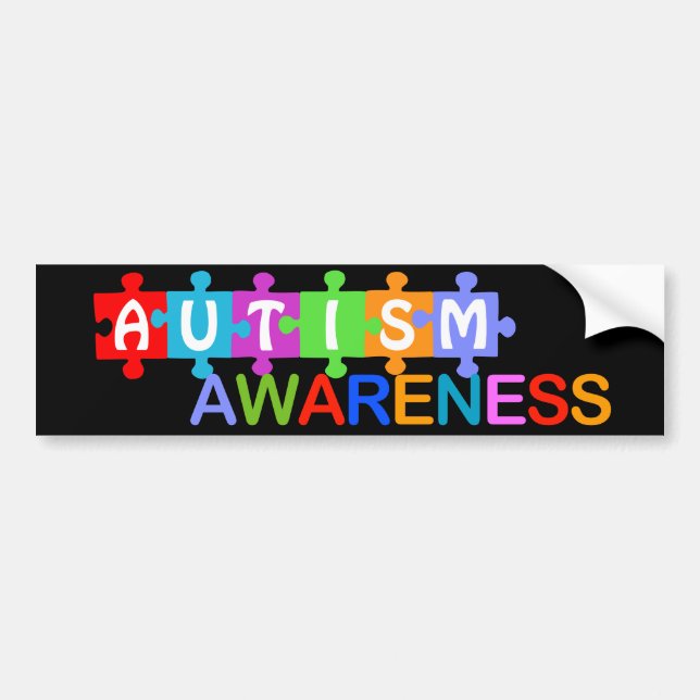 Autism Awareness Bumper Sticker (Front)