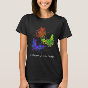 Autism Awareness Butterflies Without Puzzle Pieces T-Shirt