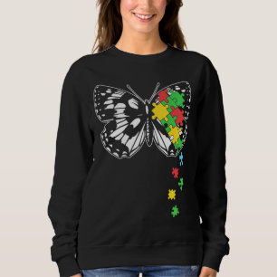 Autism Awareness Butterfly Asperger Syndrome Autis Sweatshirt