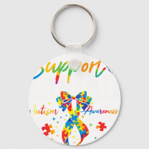 Autism Awareness Butterfly Autism Suppor Key Ring