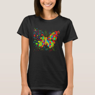 Autism Awareness Butterfly Men Women Kids Autism A T-Shirt