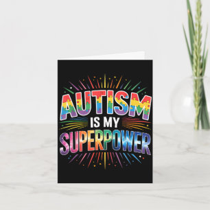 Autism awareness card