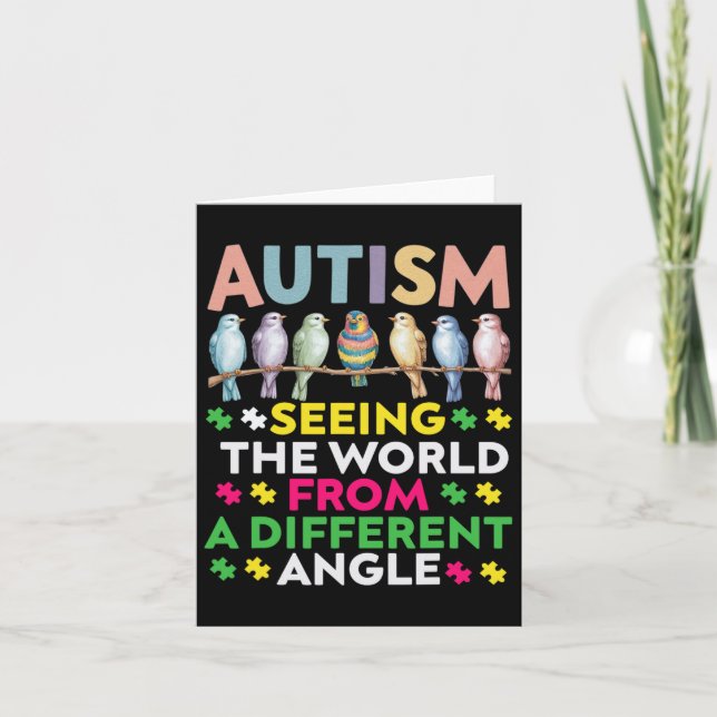 Autism Awareness  Card (Front)