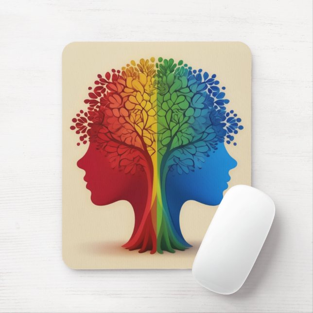 Autism Awareness -Care -  Mousepad (With Mouse)